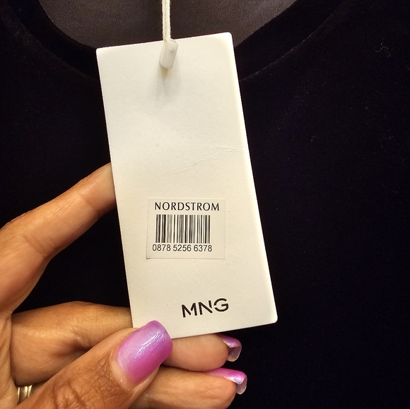 NWT Mango velour shirt - Picture 4 of 4